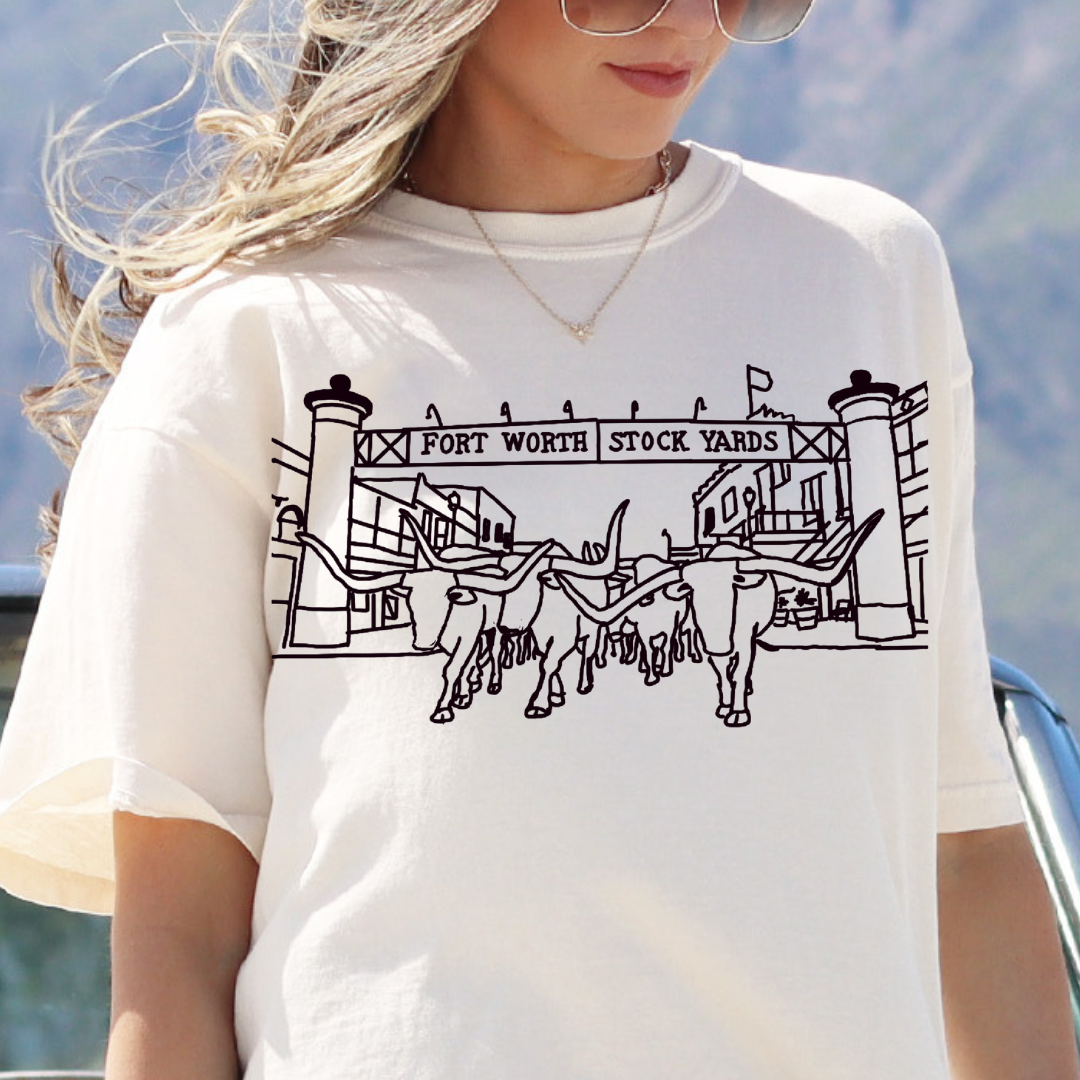 Fort Worth Stockyards Graphic T-Shirt!