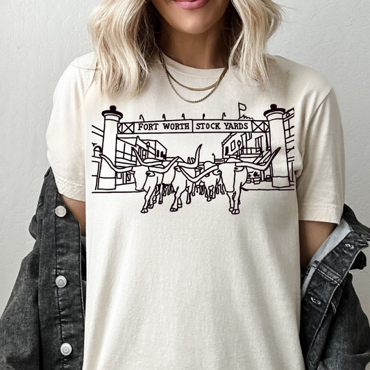 Fort Worth Stockyards Graphic T-Shirt!